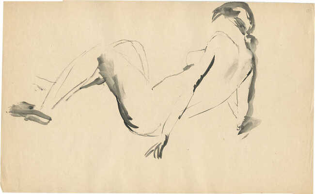 Лебедев Владимир Васильевич. Лежащая обнаженная. Из серии «Обнаженные»